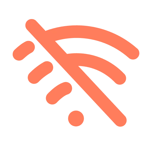 No wifi - disconnected - offline